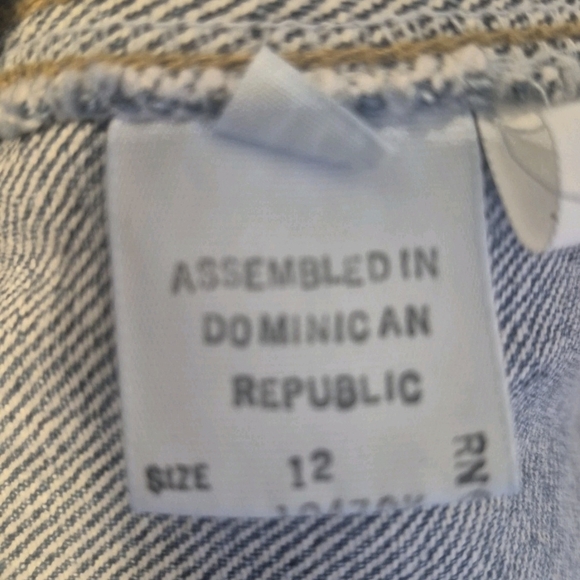 Vintage GUESS Denim Overalls - Classic Blue 90s Style Size 12 Summer - Picture 6 of 8